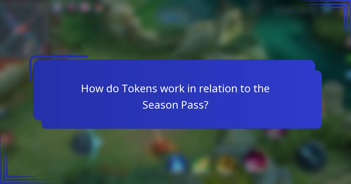 How do Tokens work in relation to the Season Pass?